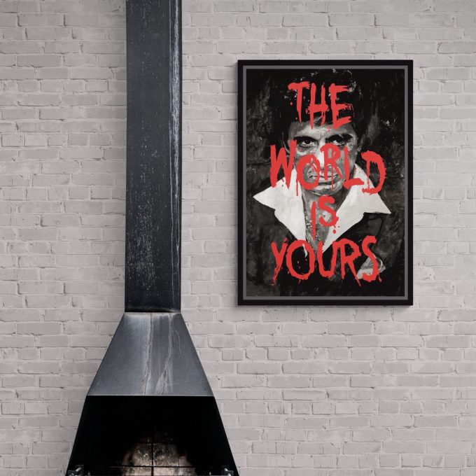 Tony Montana Wall Art, Al Pacino, Scarface Poster For Home Decor Gift 2