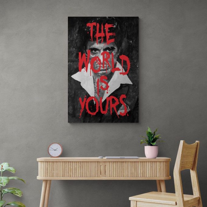 Tony Montana Wall Art, Al Pacino, Scarface Poster For Home Decor Gift 3