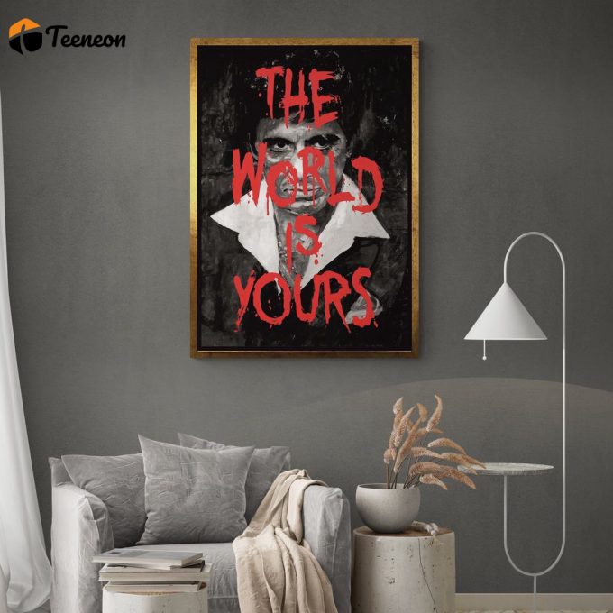 Tony Montana Wall Art, Al Pacino, Scarface Poster For Home Decor Gift 1