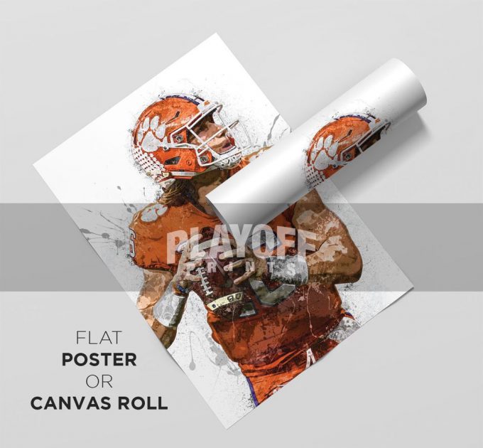 Trevor Lawrence Poster For Home Decor Gift, Clemson Tigers 2