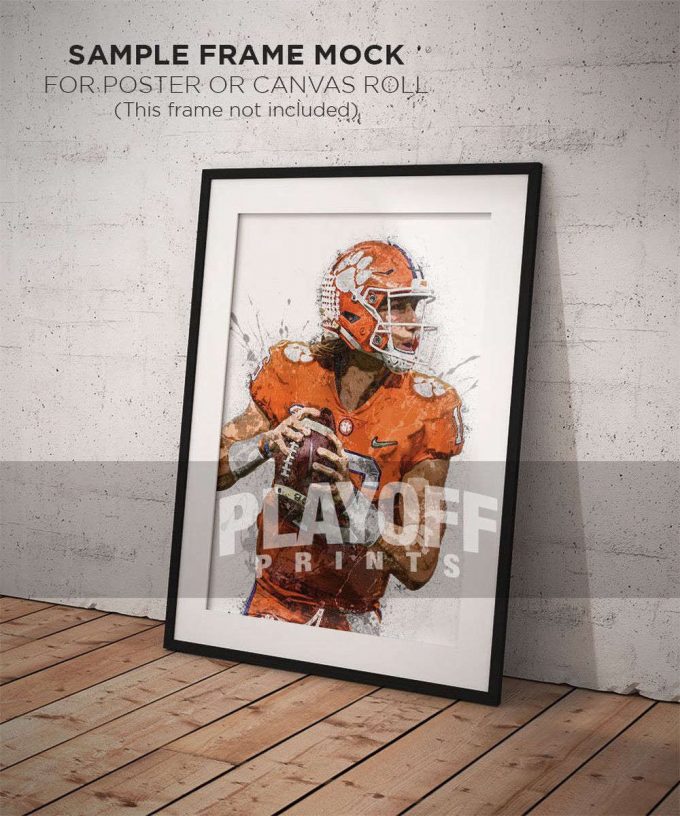 Trevor Lawrence Poster For Home Decor Gift, Clemson Tigers 4