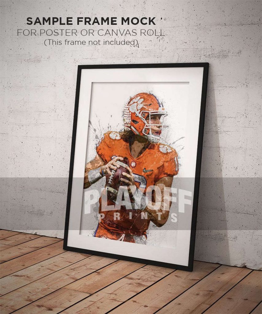 Trevor Lawrence Poster For Home Decor Gift, Clemson Tigers 11