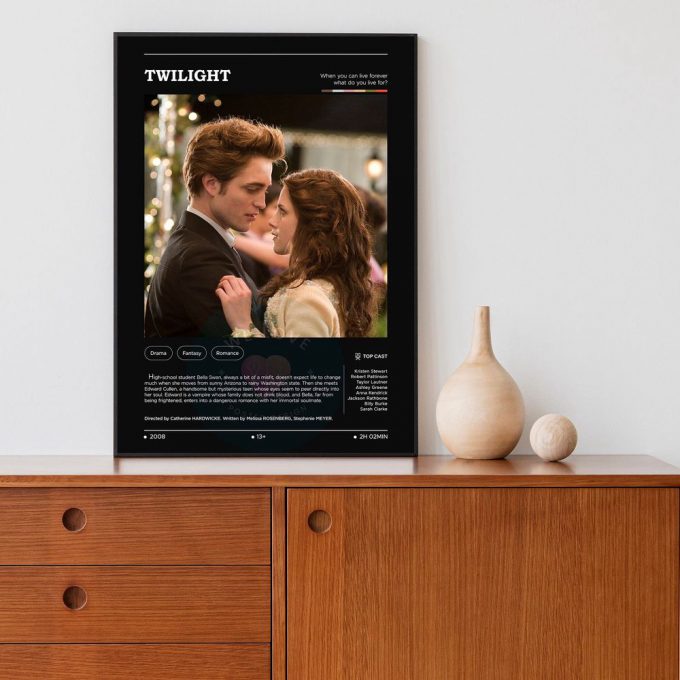 Twilight, 2008 / Twilight Poster For Home Decor Gift / Minimalist Movie Poster For Home Decor Gift 3