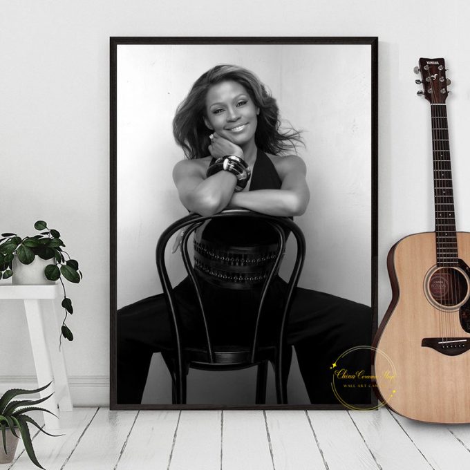 Whitney Houston Music Poster For Home Decor Gift Canvas Wall Art Family 3