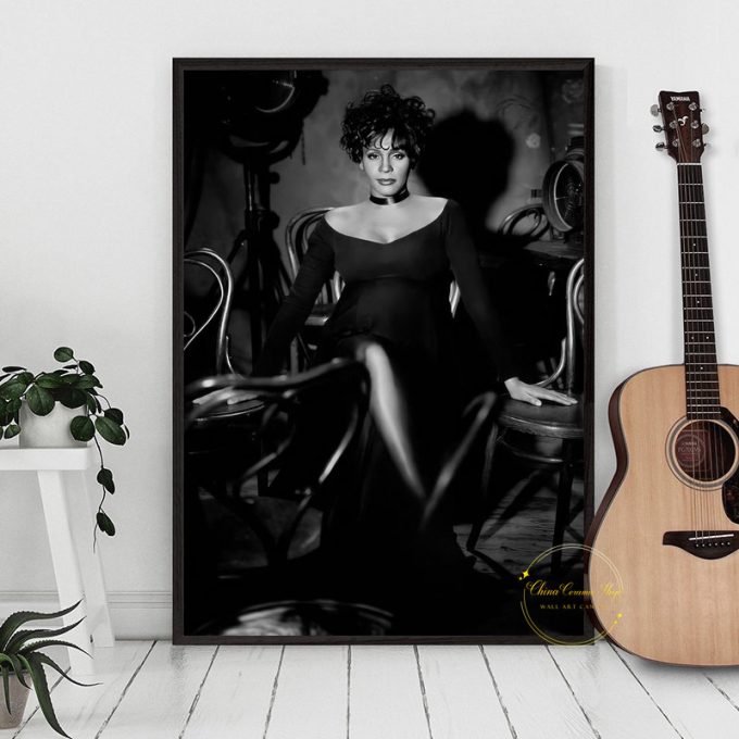 Whitney Houston Music Poster For Home Decor Gift Canvas Wall Art Family 5