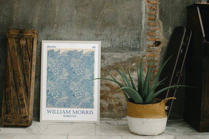 William Morris Art Print, William Morris Exhibition Poster For Home Decor Gift 6