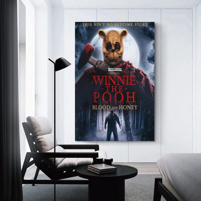 Winnie The Pooh - Blood And Honey Poster For Home Decor Gift, Winnie The Pooh Movie Poster For Home Decor Gift 3