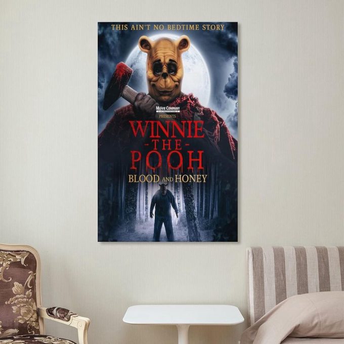 Winnie The Pooh - Blood And Honey Poster For Home Decor Gift, Winnie The Pooh Movie Poster For Home Decor Gift 5