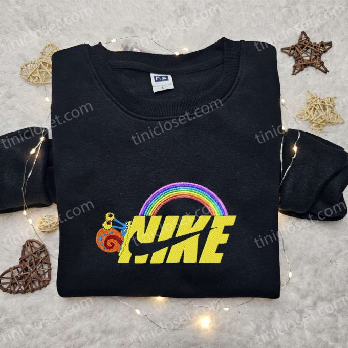 Gary X Nike Cartoon Embroidered Sweatshirt &Amp;Amp; Spongebob Squarepants Shirt: Best Family Birthday Gift Ideas 1