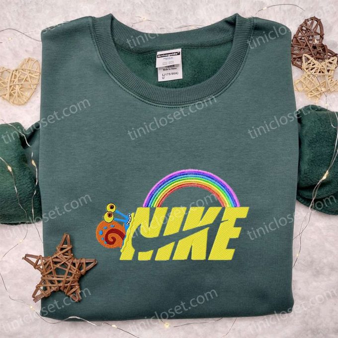 Gary X Nike Cartoon Embroidered Sweatshirt &Amp; Spongebob Squarepants Shirt: Best Family Birthday Gift Ideas 4