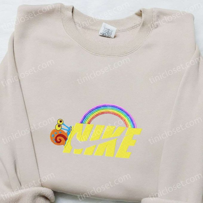 Gary X Nike Cartoon Embroidered Sweatshirt &Amp; Spongebob Squarepants Shirt: Best Family Birthday Gift Ideas 2