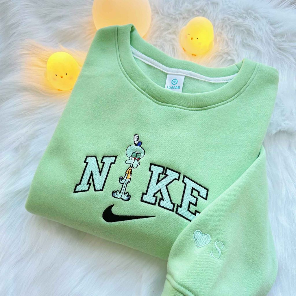 Spongebob Squarepants Embroidered Sweatshirt: Fun And Cozy Cartoon Character Apparel 15