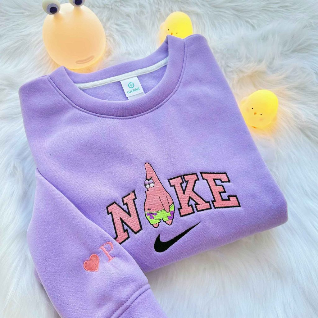 Spongebob Squarepants Embroidered Sweatshirt: Fun And Cozy Cartoon Character Apparel 17