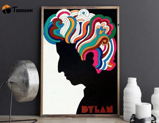 1966 Milton Glaser Bob Dylan Poster For Home Decor Gift 1