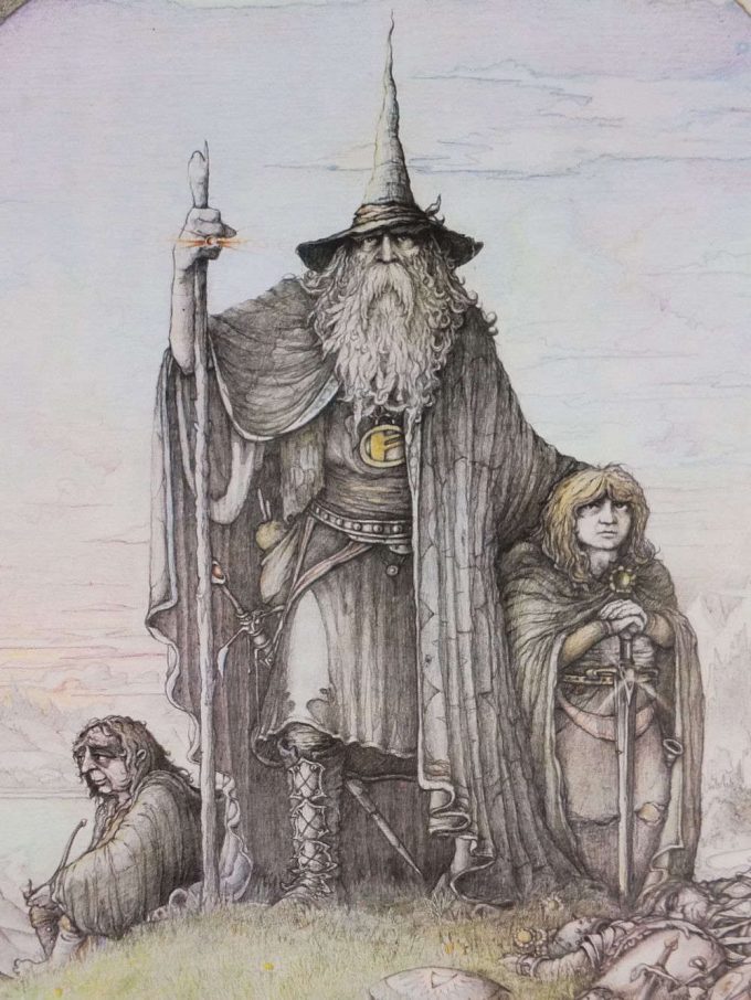 1976 Vintage Lord Of The Rings Tolkien Poster For Home Decor Gift 4