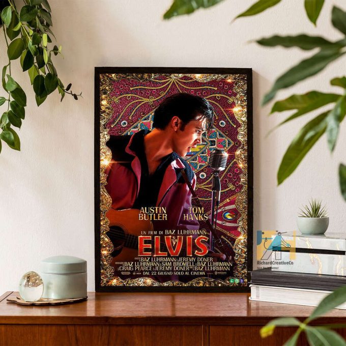 2022 Elvis Movie Poster For Home Decor Gift, Elvis Presley Austin Butler Tom Parker Poster For Home Decor Gift 5