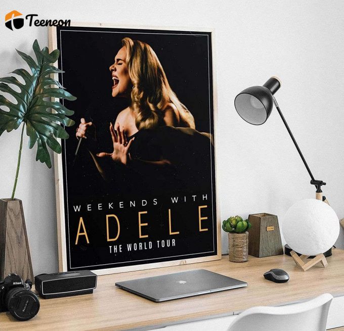 Adele Poster For Home Decor Gift, Adele The World Tour 2023-2024 Poster For Home Decor Gift 1