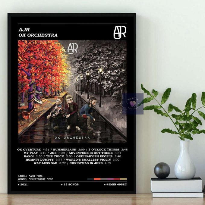 Ajr - Ok Orchestra Album Poster For Home Decor Gift / Ajr Poster For Home Decor Gift / Album Cover Poster For Home Decor Gift 4