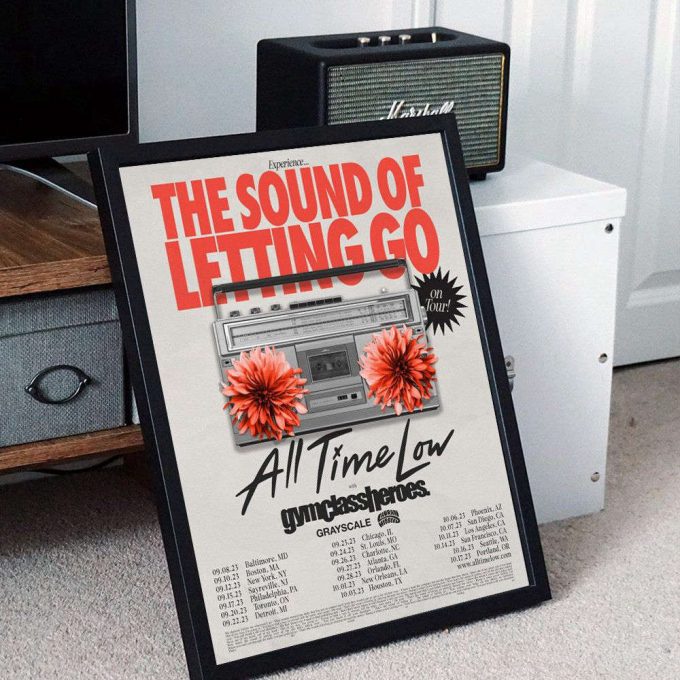 All Time Low 2023 Tour Poster For Home Decor Gift 2