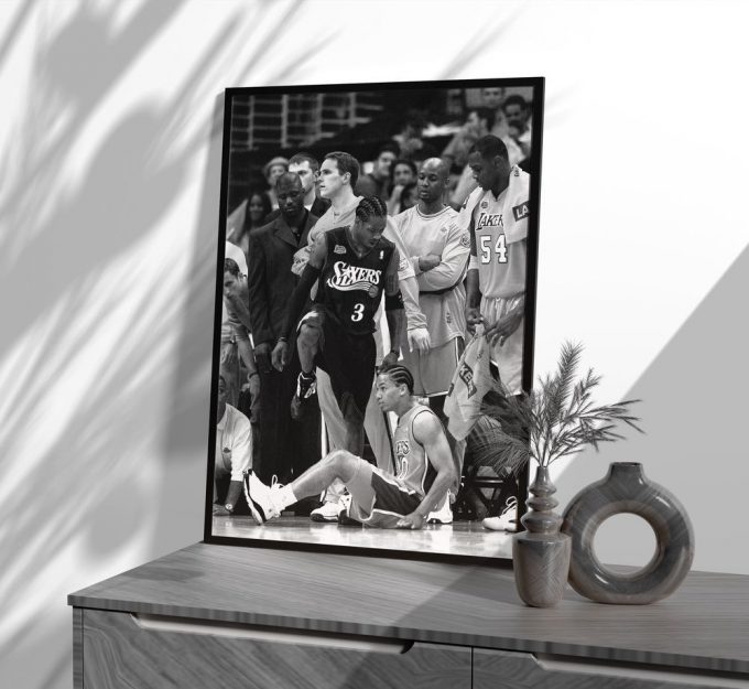 Allen Iverson Stepping Over Lue Poster For Home Decor Gift 3