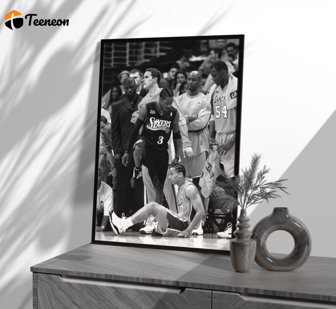 Allen Iverson Stepping Over Lue Poster For Home Decor Gift 1