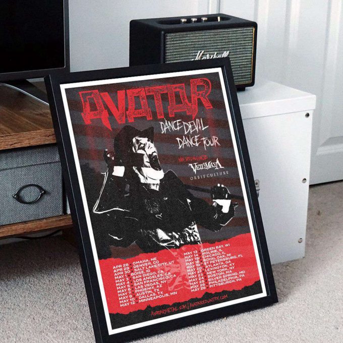 Avata - Dance Devil Dance Us Tour 2023 Poster For Home Decor Gift 2