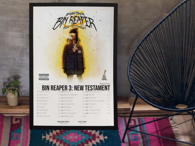 Babytron - Bin Reaper 3: New Testament | Album Cover Poster For Home Decor Gift 2