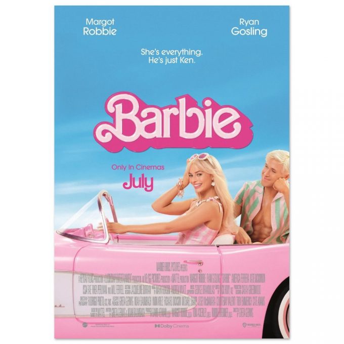 Barbie Movie Poster 2023 Poster For Home Decor Gift 2