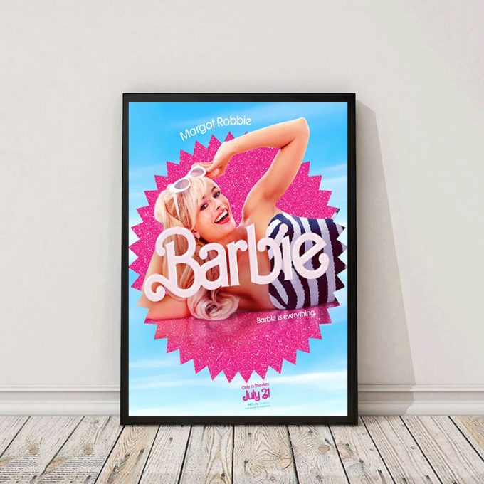 Barbie Movie Poster For Home Decor Gift, Barbie Poster For Home Decor Gift, Movie Poster For Home Decor Gift, Margot Robbie Barbie Movie Poster For Home Decor Gift 2