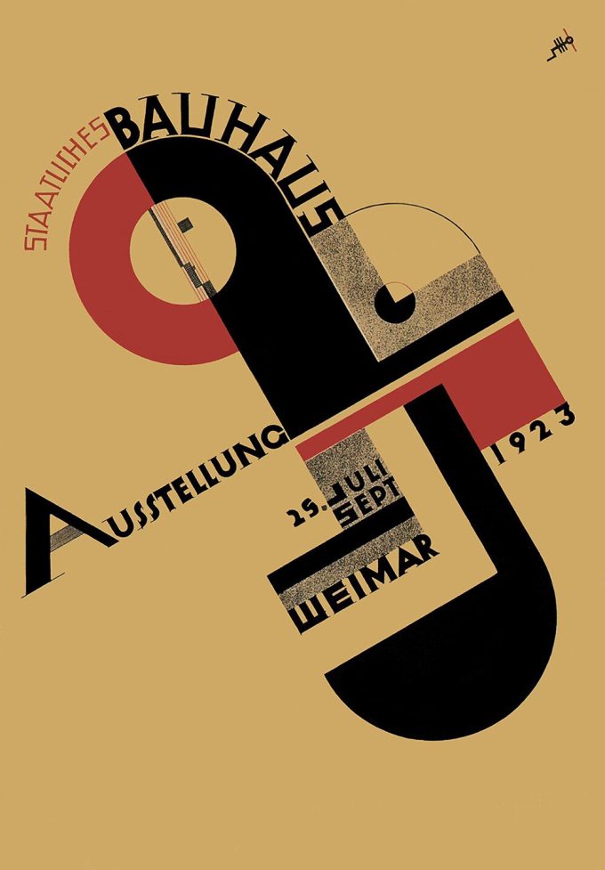 Bauhaus 1923 Exhibition Poster Joost Schmidt Poster 2