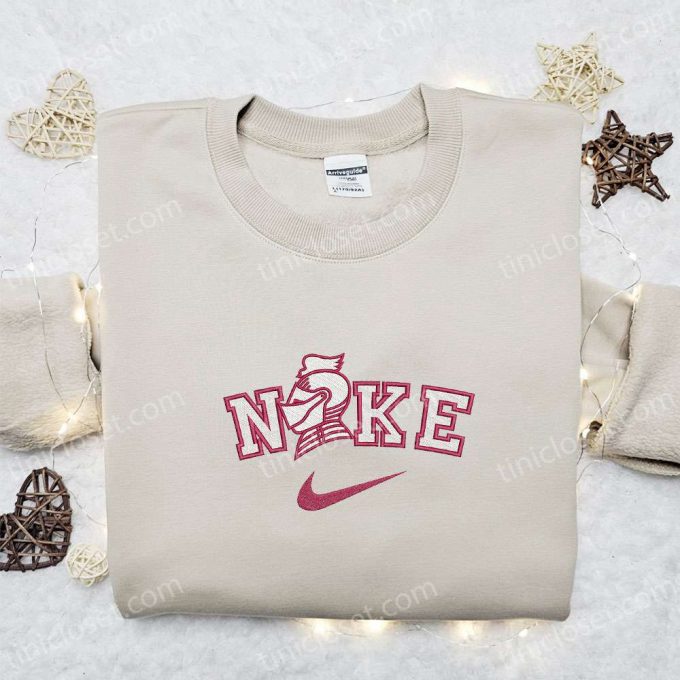 Shop Bellarmine Knights X Nike Embroidered Shirt &Amp; Ncaa Sports Hoodie - Perfect Gift Idea! 2