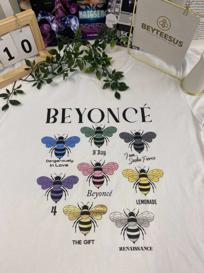 Beyonce Bees Album Shirt: Stylish And Buzzworthy Merch For Queen Bey Fans! 2