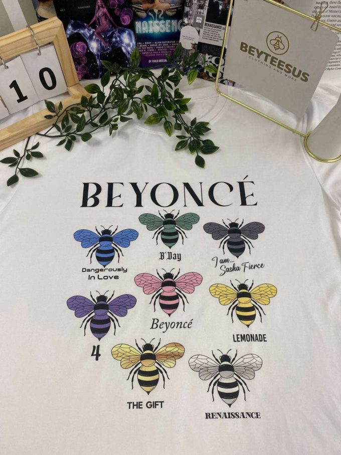 Beyonce Bees Album Shirt: Stylish And Buzzworthy Merch For Queen Bey Fans! 3