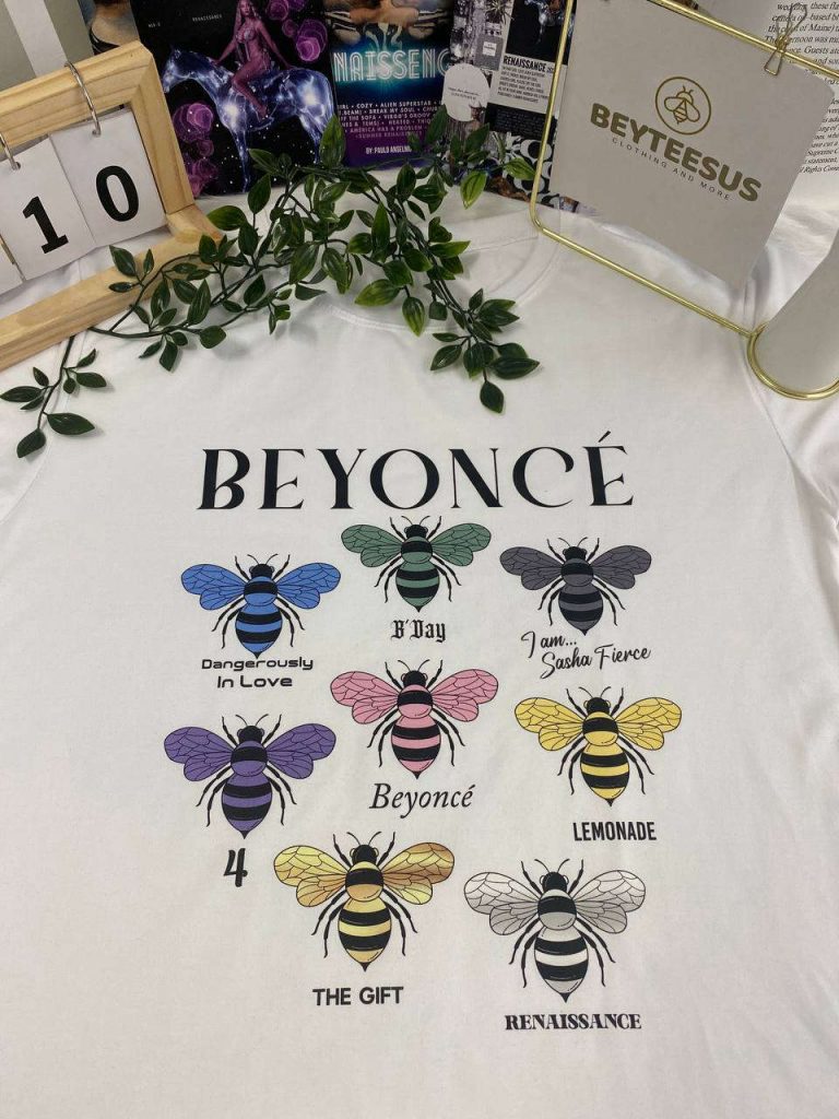 Beyonce Bees Album Shirt: Stylish And Buzzworthy Merch For Queen Bey Fans! 10