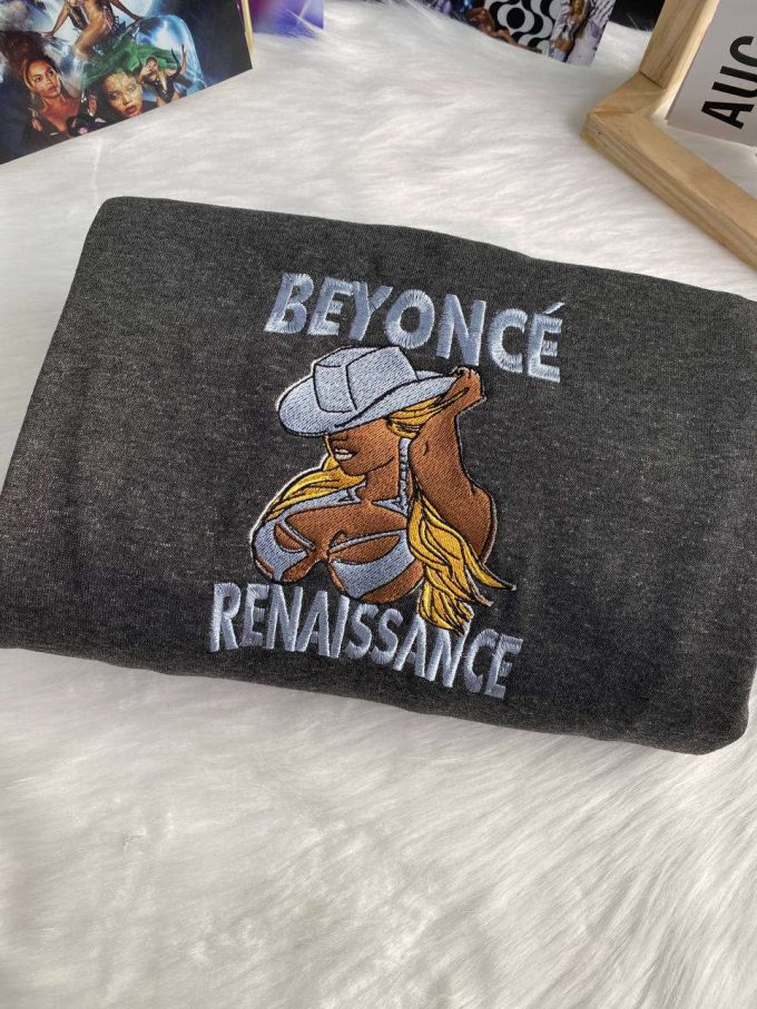 Beyoncé Renaissance Embroidered Shirt: Stylish &Amp; Unique Celeb Inspired Clothing 4