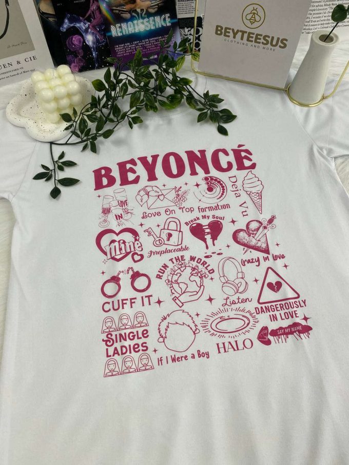 Beyonce Songs Shirt: Elevate Your Style With Iconic Lyrics Shop Now! 3