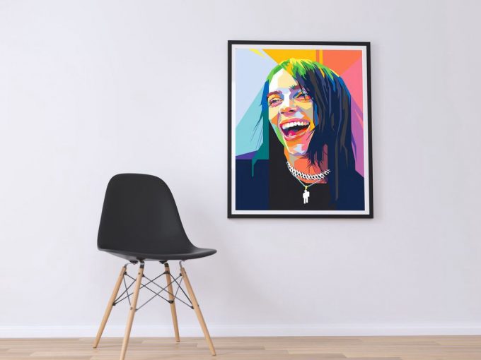 Billie Eilish Poster For Home Decor Gift,Billie Eilish Pop Art Poster For Home Decor Gift 5