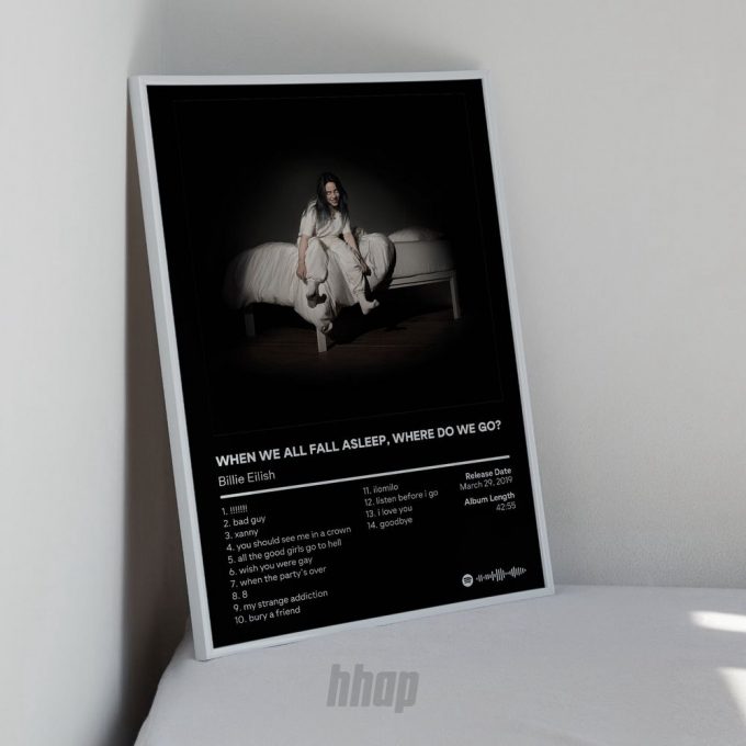 Billie Eilish - When We All Fall Asleep Where Do We Go? Album Cover Poster For Home Decor Gift 2