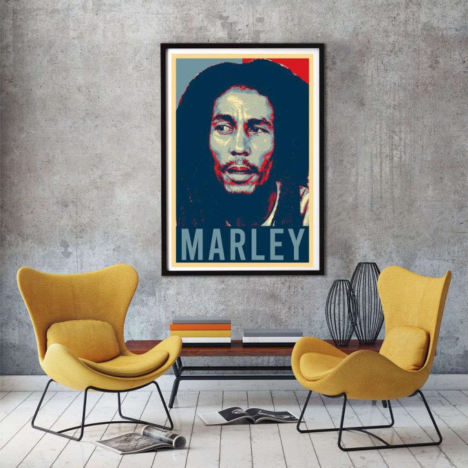 Bob Marley Music Poster For Home Decor Gift, Bob Marley Hope Poster For Home Decor Gift 3