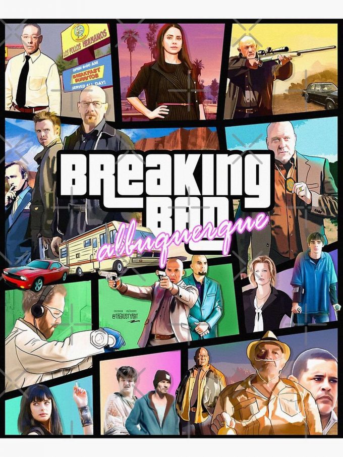 Breaking Bad Albuquerque Custom Gta Art Poster For Home Decor Gift 3