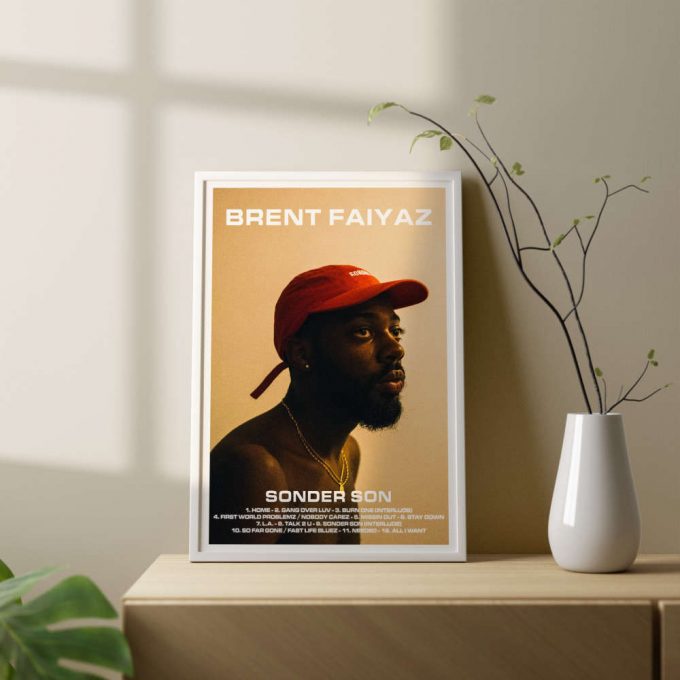 Brent Faiyaz - Sonder Son Album Poster For Home Decor Gift 2