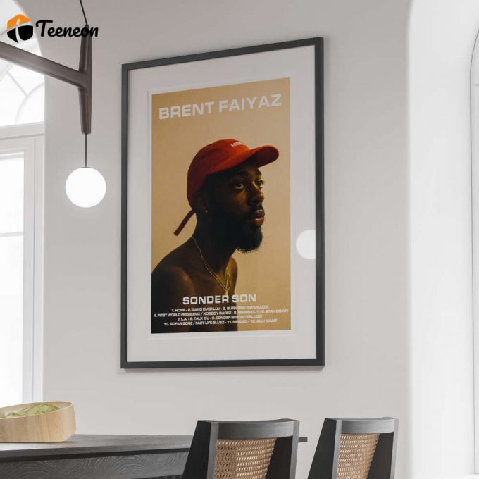 Brent Faiyaz - Sonder Son Album Poster For Home Decor Gift 1