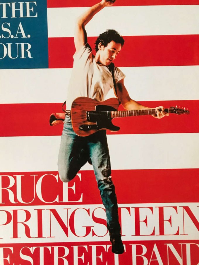 Bruce Springsteen Born In The Usa Uk Tour Poster For Home Decor Gift 2