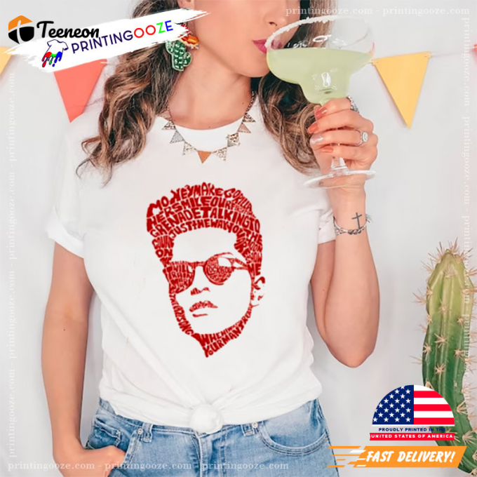 Shop The Best Bruno Mars Merch Shirt - Exclusive Designs Affordable Prices 1