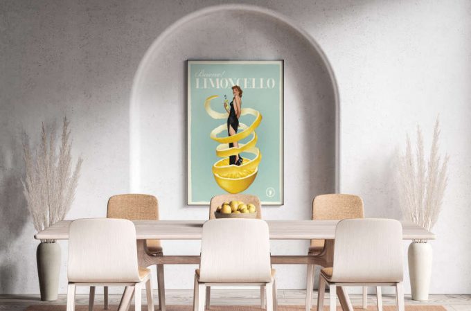 Buono! Limoncello - Lemon, Retro Poster For Home Decor Gift 4