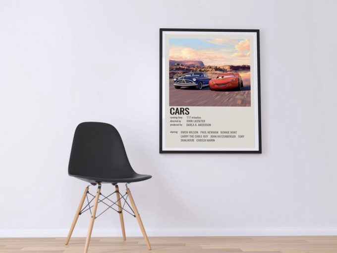 Cars Movie Poster For Home Decor Gift | Lightning Mcqueen Poster For Home Decor Gift 2