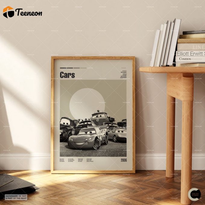 Cars, Retro Movie Poster For Home Decor Gift, Midcentury Modern, Retro Tv Show Poster For Home Decor Gift 1