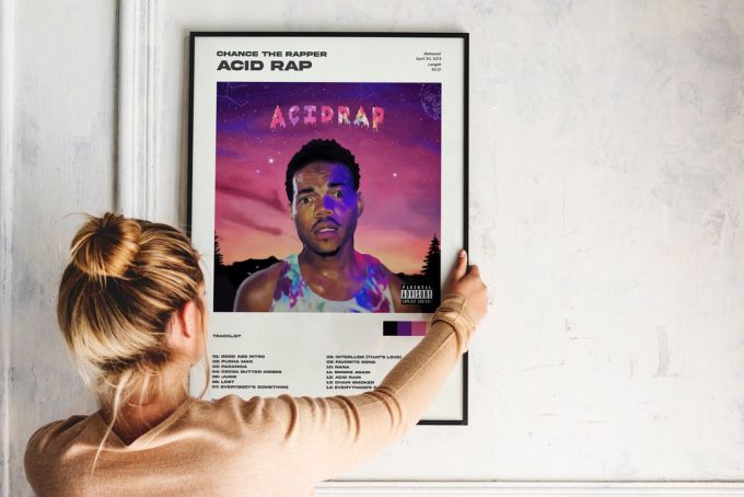 Chance The Rapper Poster For Home Decor Gift, Acid Rap Album Poster For Home Decor Gift 2