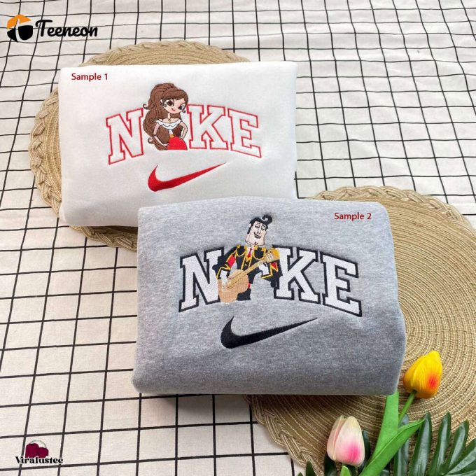 Affordable Manolo Sanchez And Maria Posada Couple Nike Embroidered Sweatshirts: Stylish Nike Embroidery 1