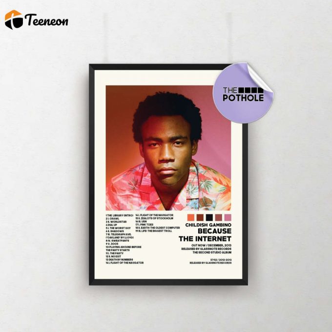 Childish Gambino Poster For Home Decor Gifts / Because The Internet Poster For Home Decor Gift 1